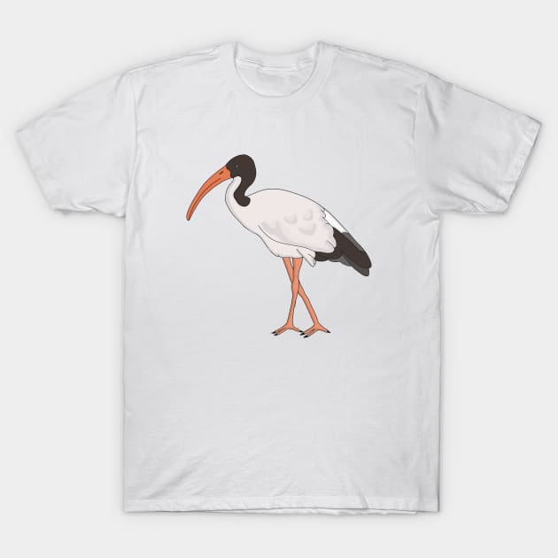 Ibis Bin Chicken Bird T-Shirt by DiegoCarvalho